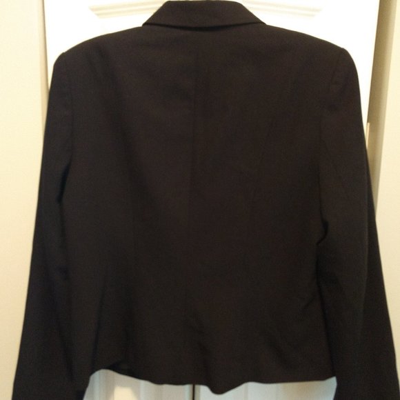 Worthington Cropped Blazer size L Large in Black - Picture 6 of 7